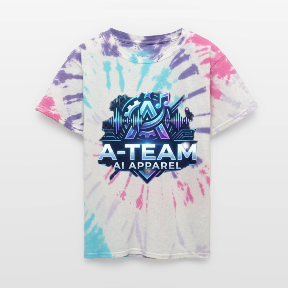 A-Team Kid's Tie Dye T-Shirt - Pastel Spiral