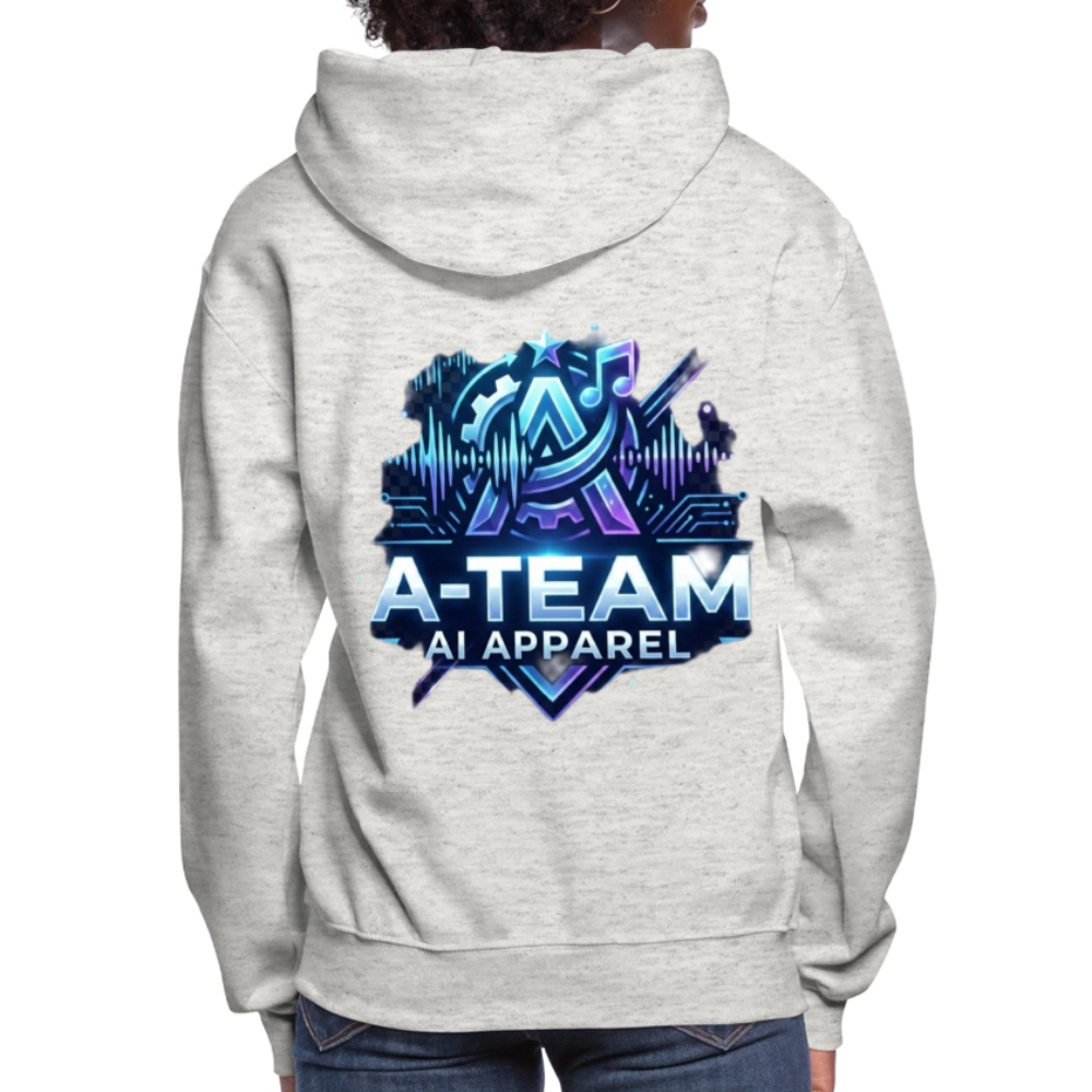 A-team Women's Hoodie - heather oatmeal