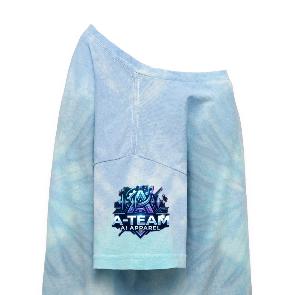 A-Team Kid's Tie Dye T-Shirt - blue lagoon