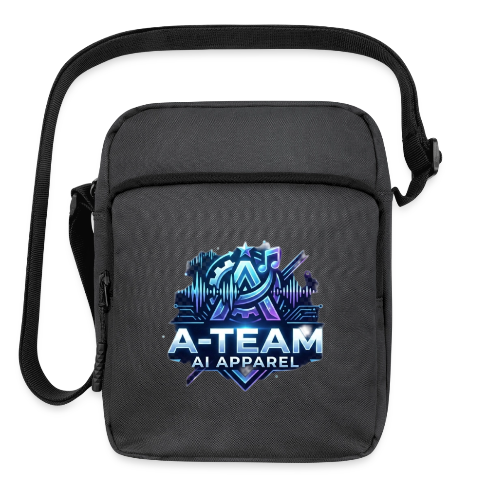 A-Team Upright Crossbody Bag - charcoal grey
