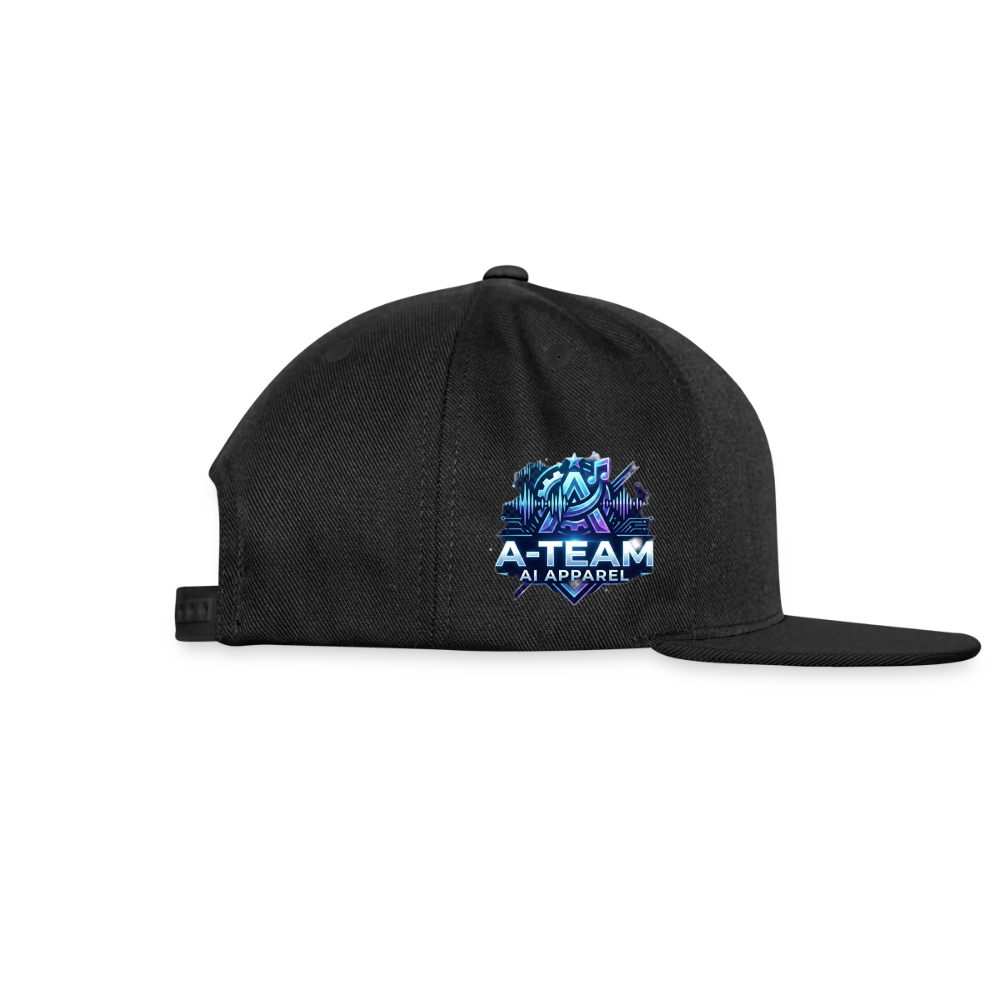 A - TEAM WORLDWIDE Snapback Baseball Cap - black