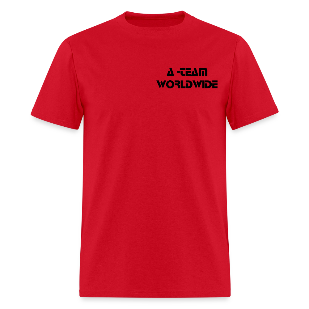 A - TEAM WORLDWIDE Men's T-Shirt - red