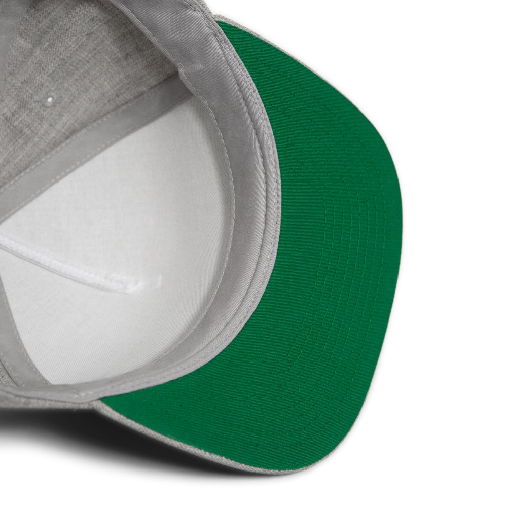 A - TEAM WORLDWIDE Snapback Baseball Cap - heather gray