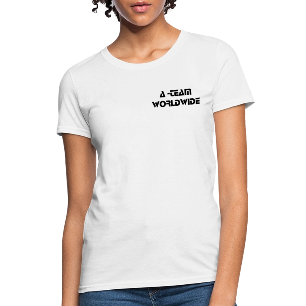 A - TEAM WORLDWIDE Women's T-Shirt - white