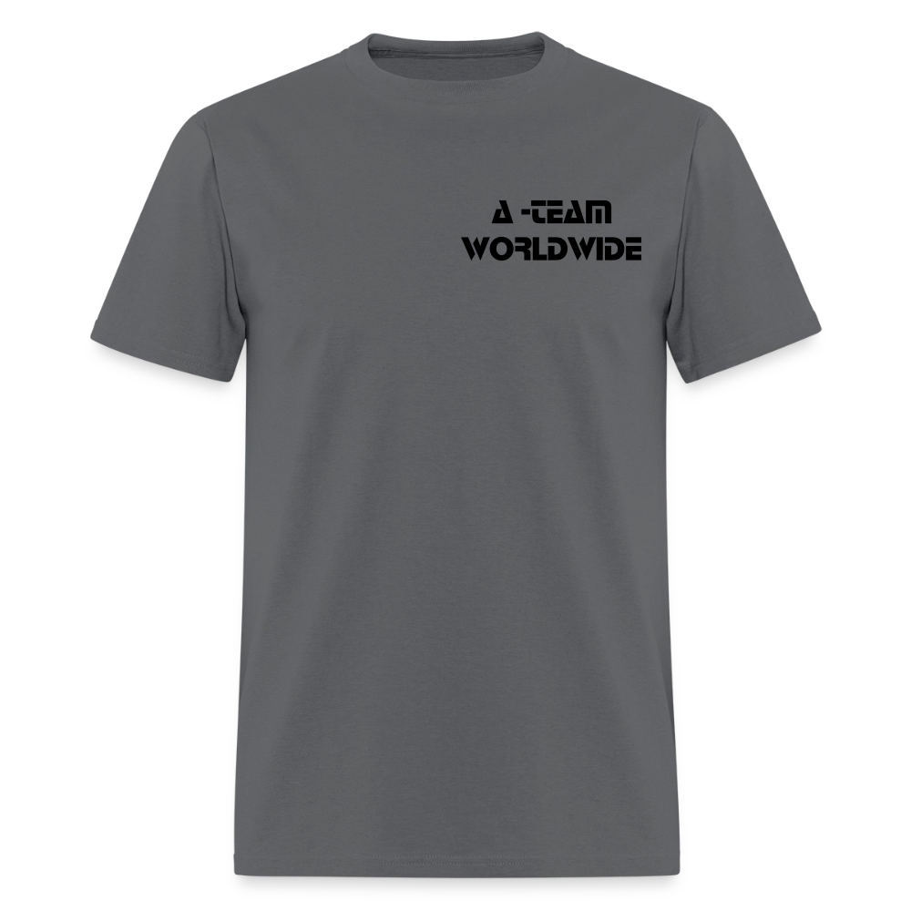 A - TEAM WORLDWIDE Men's T-Shirt - charcoal
