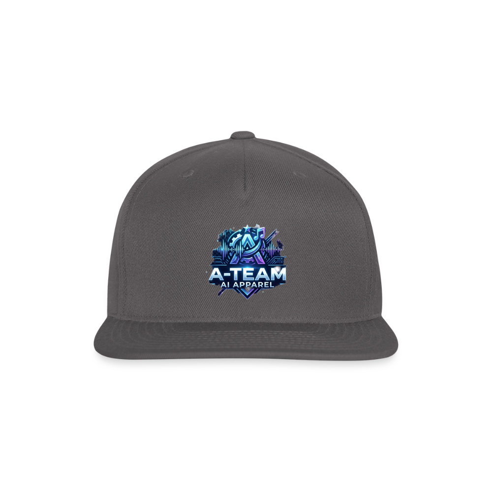 Snapback Baseball Cap - dark grey