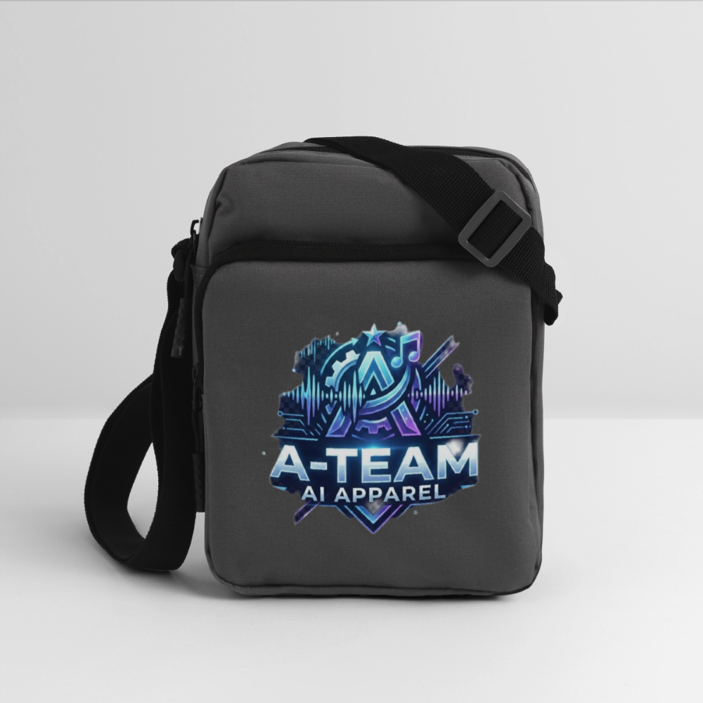 A-Team Upright Crossbody Bag - charcoal grey