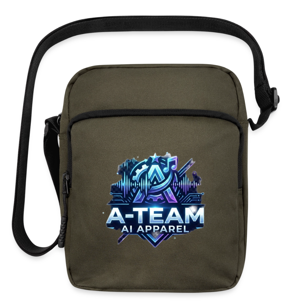A-Team Upright Crossbody Bag - olive