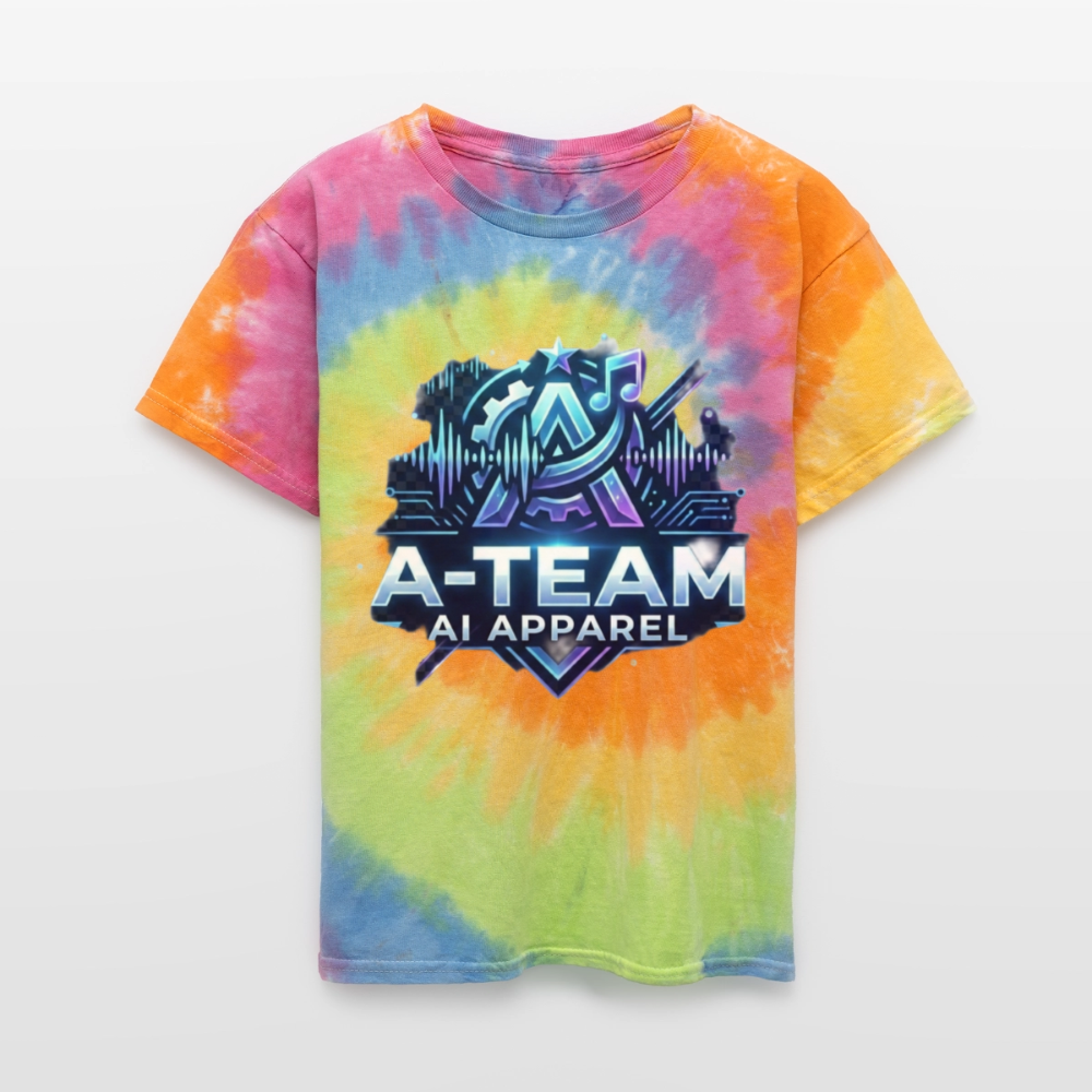 A-Team Kid's Tie Dye T-Shirt - rainbow