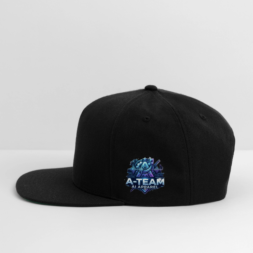 A - TEAM WORLDWIDE Snapback Baseball Cap - black