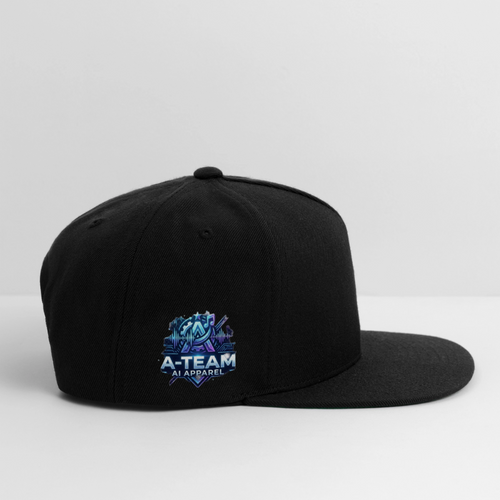 A - TEAM WORLDWIDE Snapback Baseball Cap - black