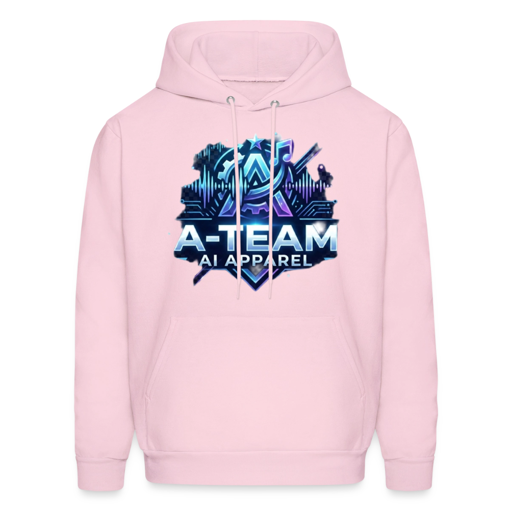 A-Team Men's Hoodie - pale pink