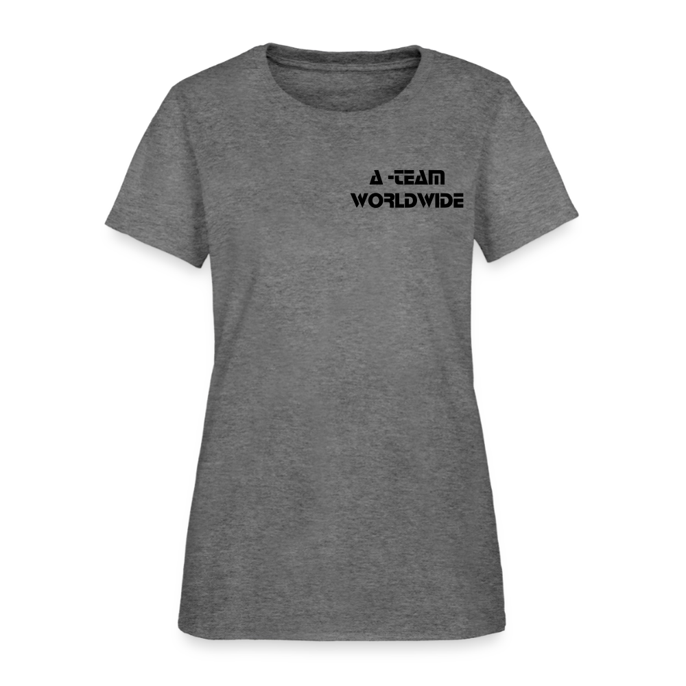 A - TEAM WORLDWIDE Women's T-Shirt - graphite heather