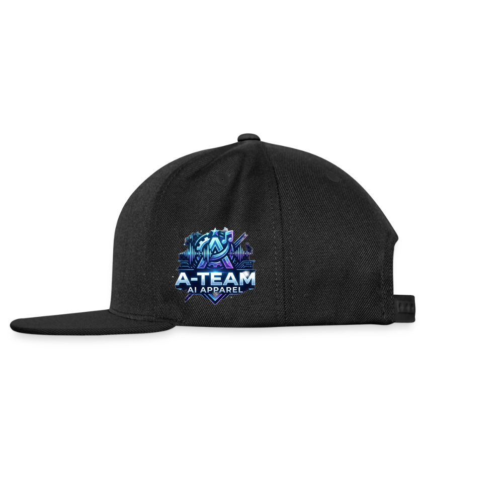 A - TEAM WORLDWIDE Snapback Baseball Cap - black