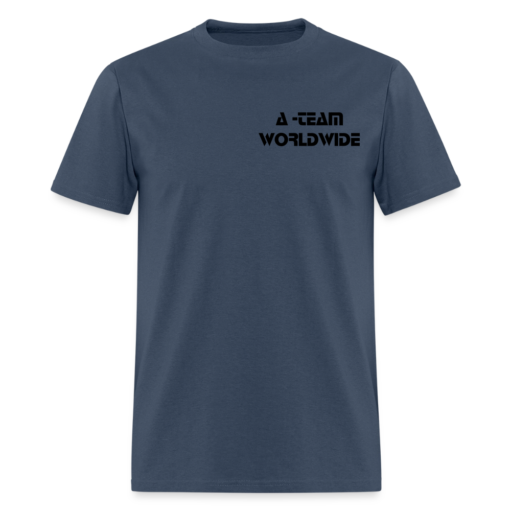 A - TEAM WORLDWIDE Men's T-Shirt -  blue dusk