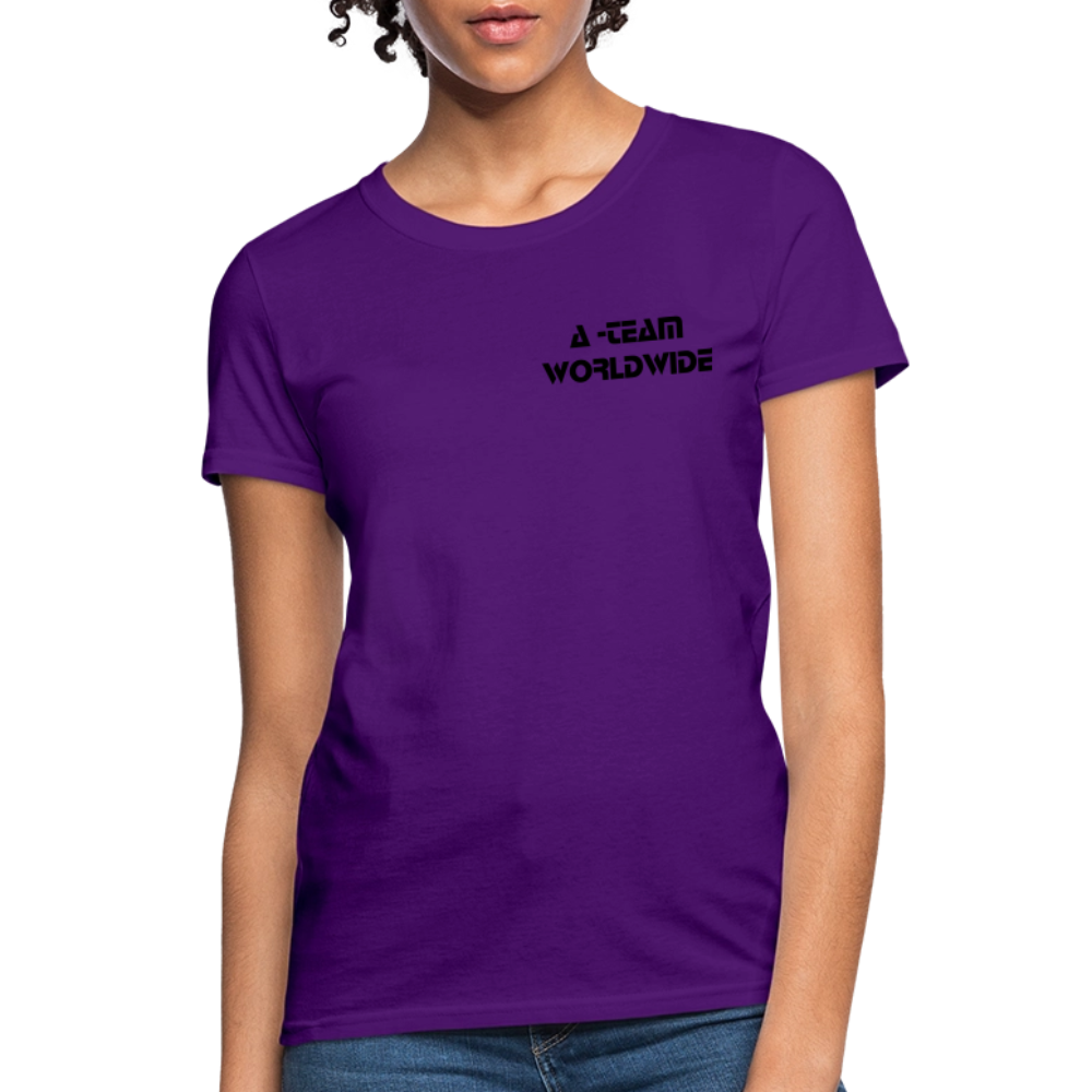 A - TEAM WORLDWIDE Women's T-Shirt - purple
