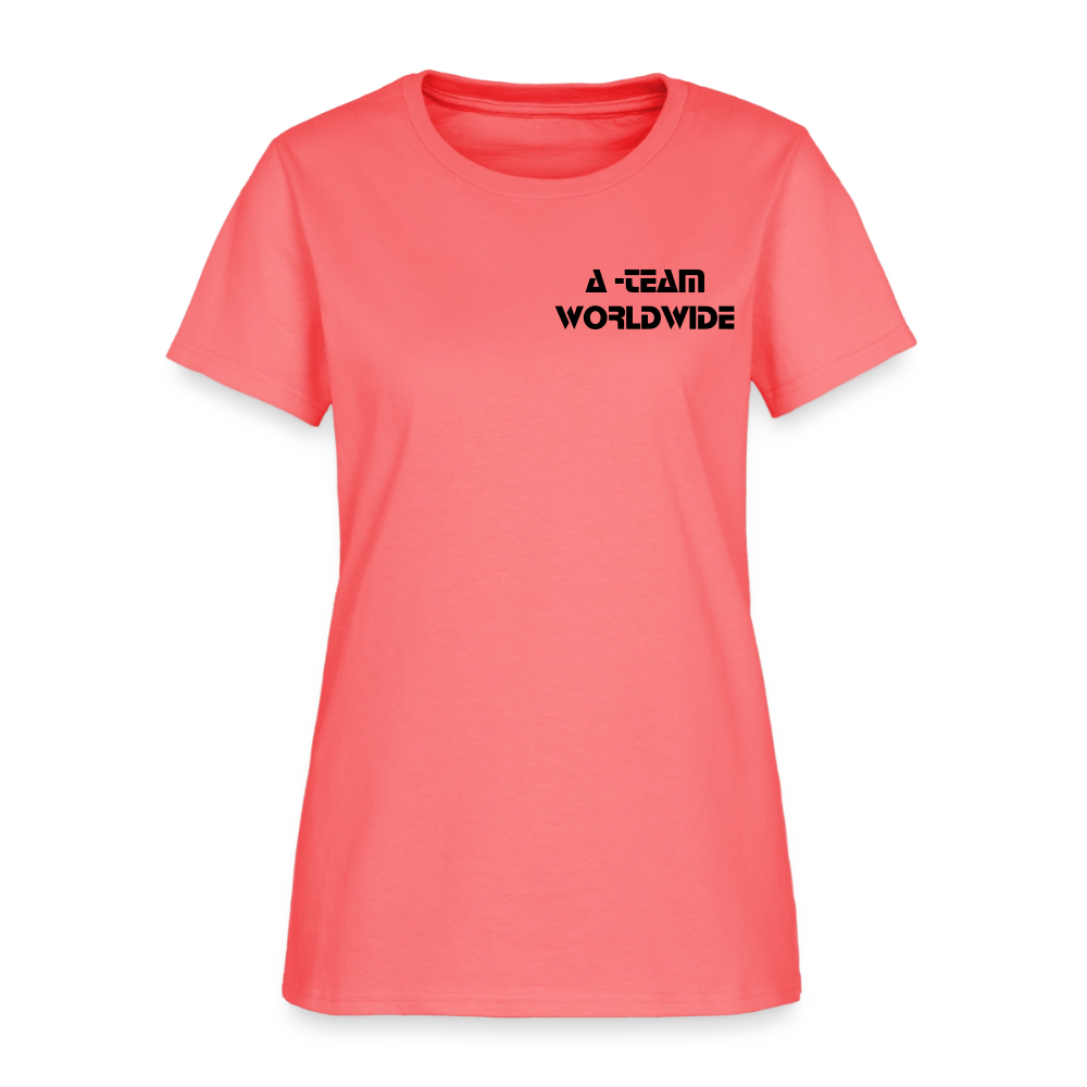 A - TEAM WORLDWIDE Women's T-Shirt - coral
