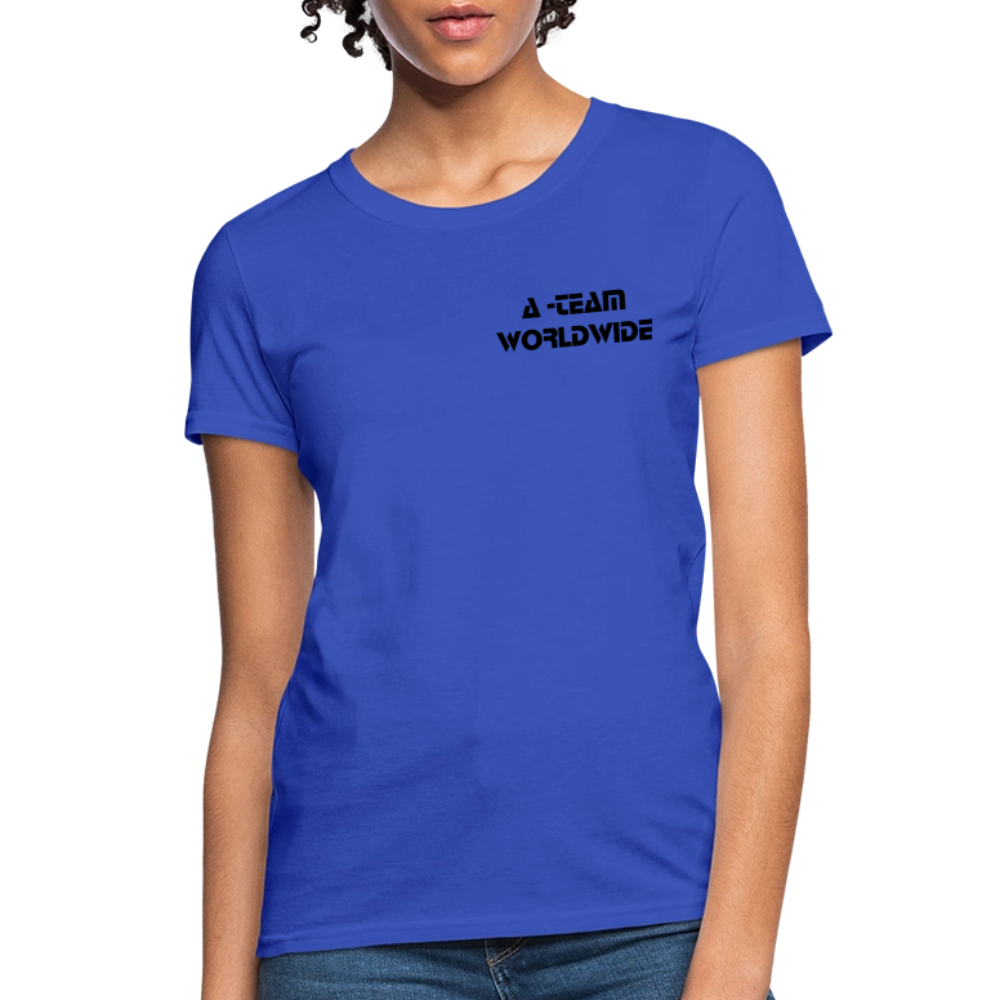 A - TEAM WORLDWIDE Women's T-Shirt - royal blue
