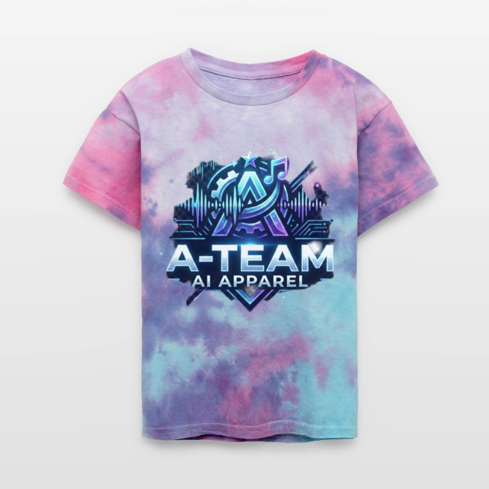 A-Team Kid's Tie Dye T-Shirt - cotton candy
