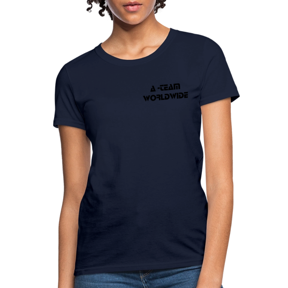 A - TEAM WORLDWIDE Women's T-Shirt - navy