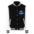 A-Team Unisex College Sweat Jacket - black/white