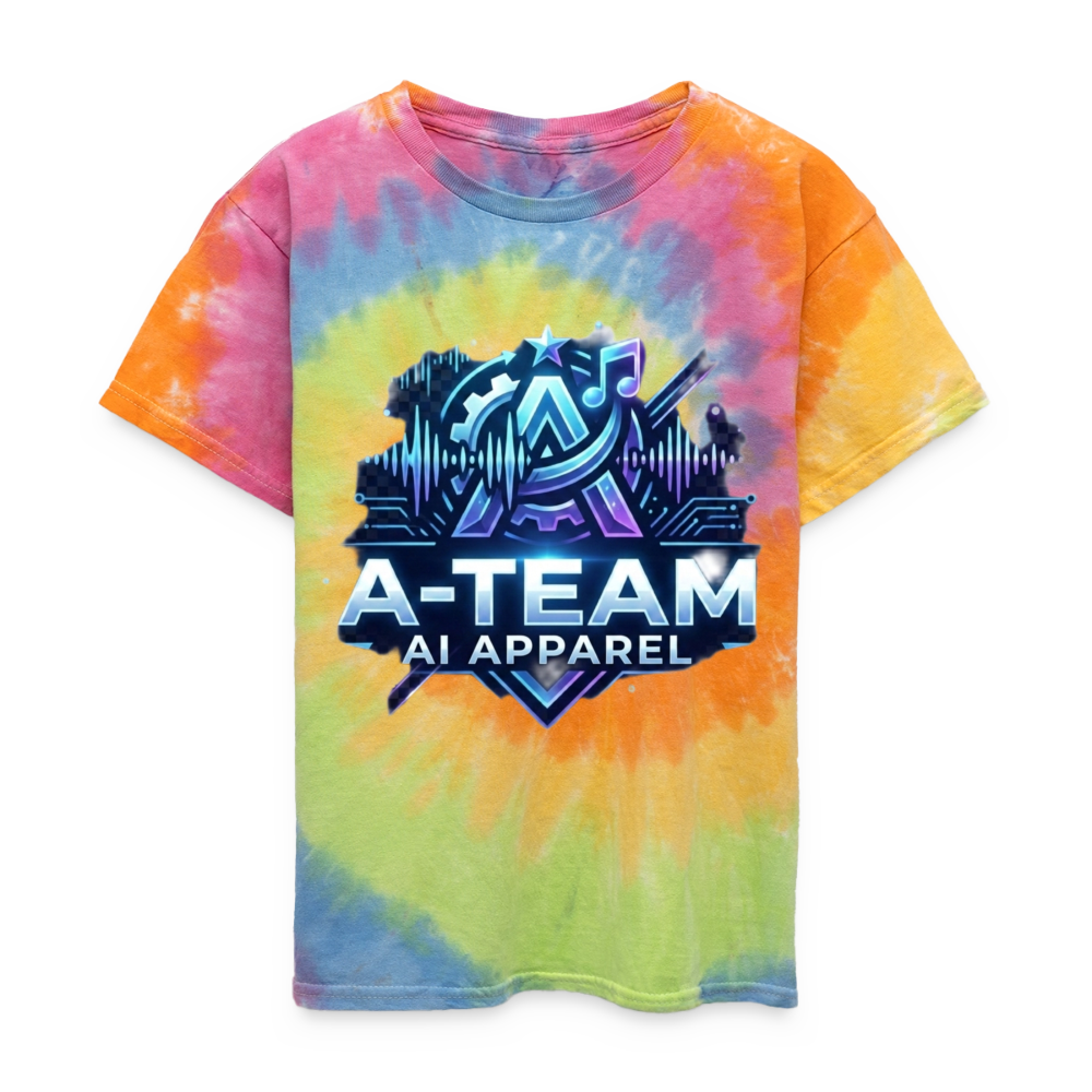 A-Team Kid's Tie Dye T-Shirt - rainbow