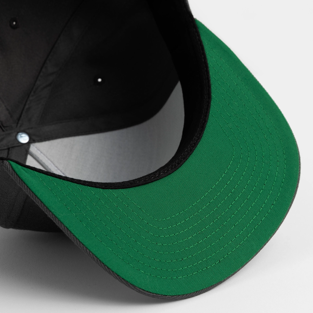 A - TEAM WORLDWIDE Snapback Baseball Cap - dark grey