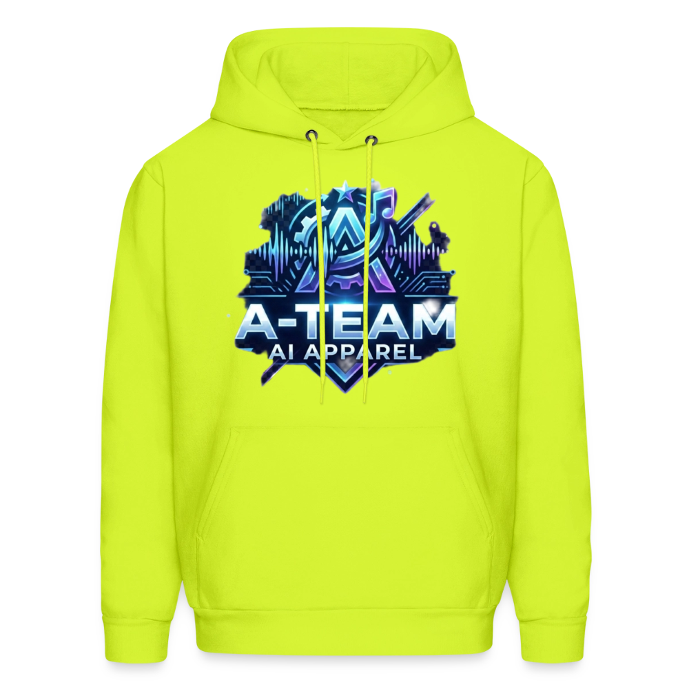 A-Team Men's Hoodie - safety green