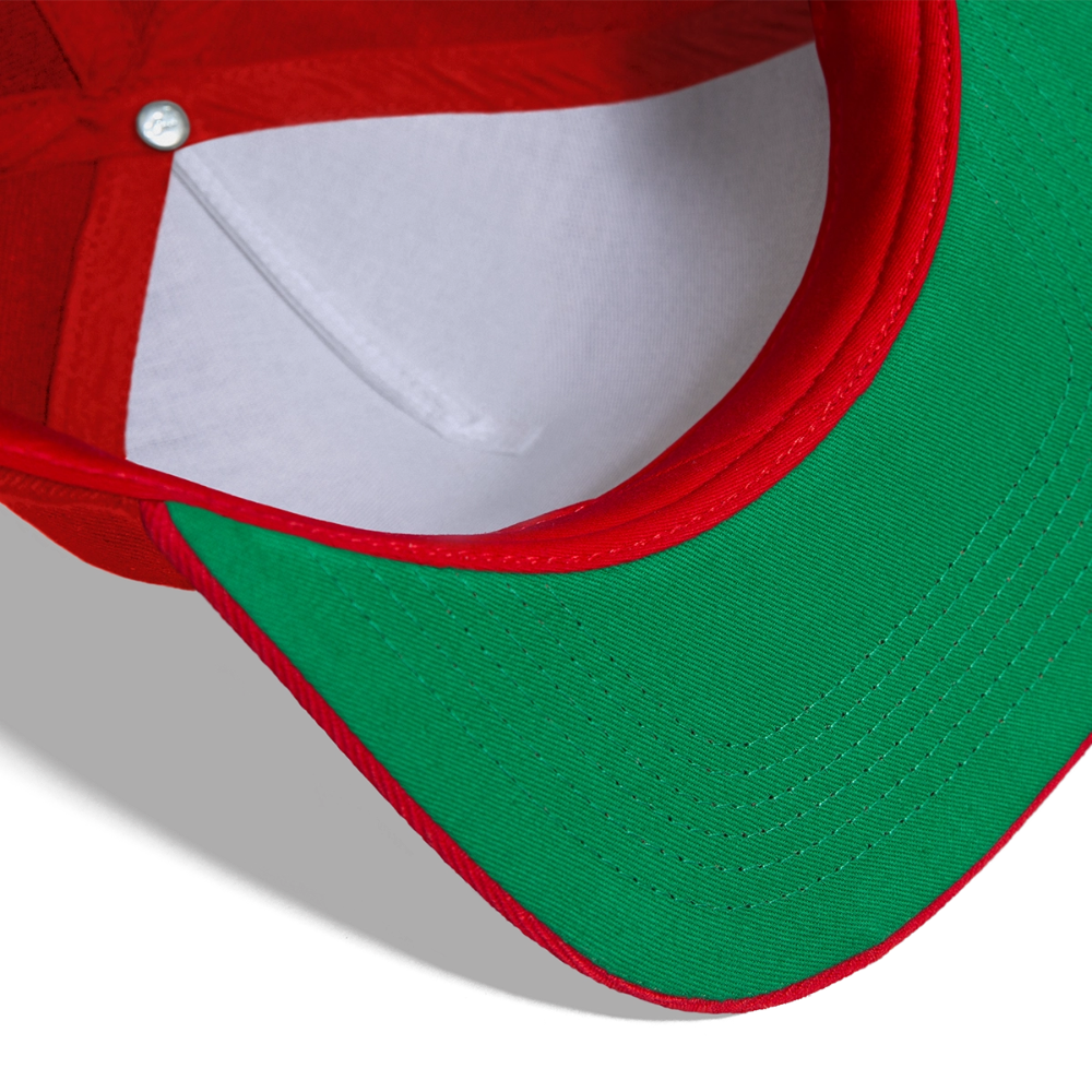 A - TEAM WORLDWIDE Snapback Baseball Cap - red