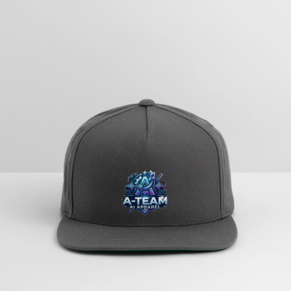 Snapback Baseball Cap - dark grey